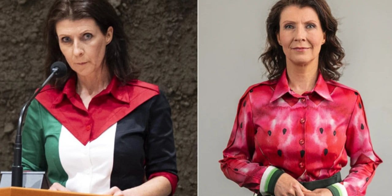 hollandali milletvekiline filistin bayragi olmaz dediler karpuz tisortuyle geri geldi Z3LKc9mn